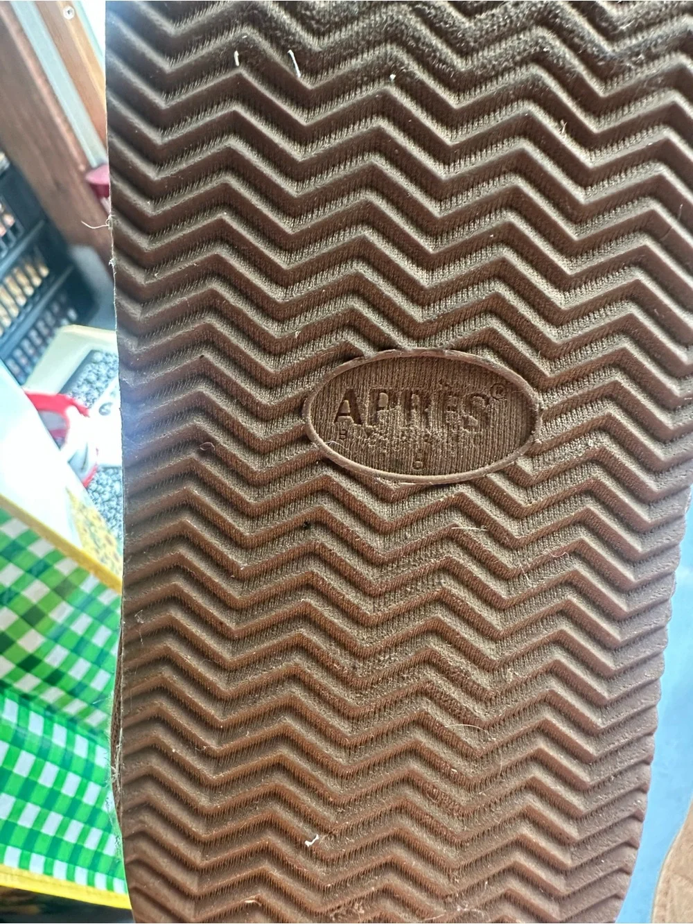 APRES provides suede cozy